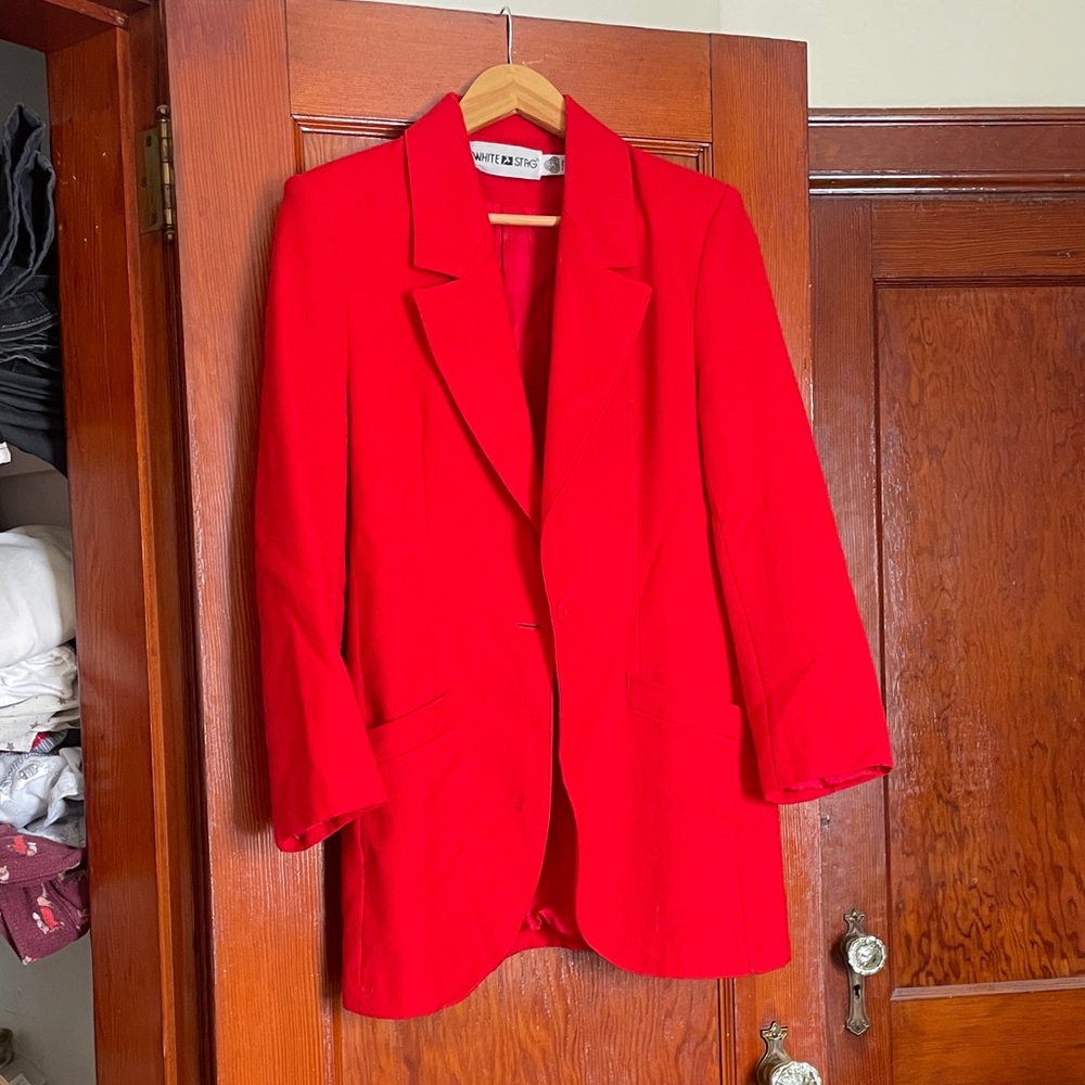 White Stag Red Blazer